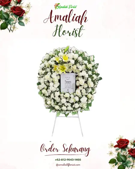 Krans Bunga Duka Tangkisan Pos