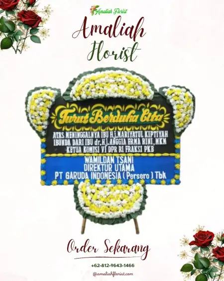 Papan Bunga Duka Tangkisan Pos
