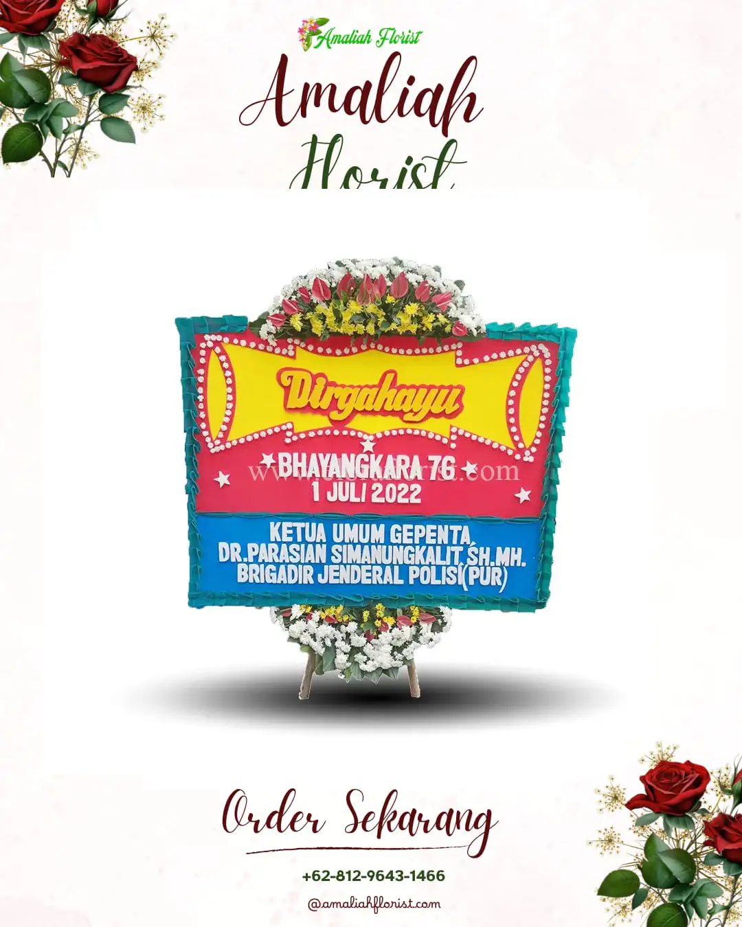 Papan Bunga HUT Ulang Tahun Tangkisan Pos